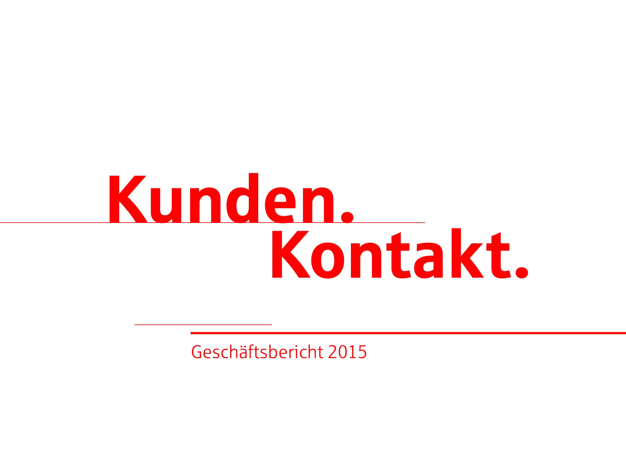 Geschäftsbericht 2015