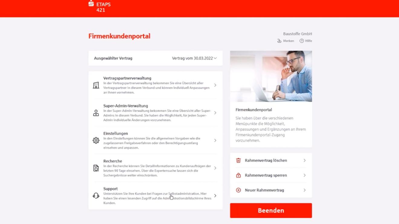 Stationärer Abschluss der FKP-RV mit Gesamtvertretung