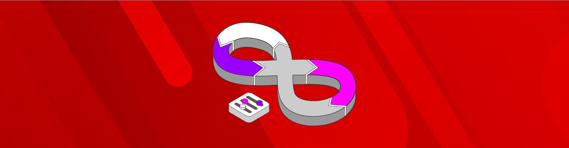 Schmuckgrafik FI-Magazin Rubrik Strategie liegende Acht