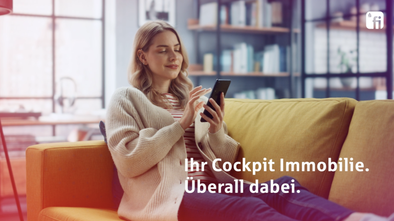 Cockpit Immobilie meets App Sparkasse