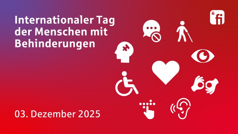 Heute ist Internationaler Tag der Menschen mit Behinderungen