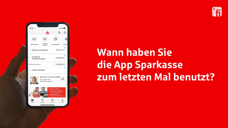 App Sparkasse – der digitale Eintrittskanal in die Sparkasse