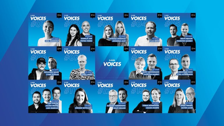 Inside S-Hub mit der Podcast-Serie VOICES