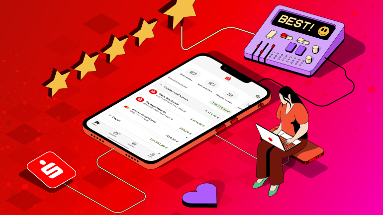 App Sparkasse ist erneut Testsieger