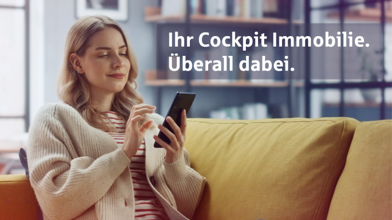 Jetzt im Video: Cockpit Immobilie meets App Sparkasse